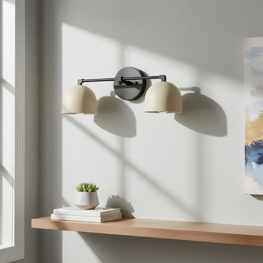 Modern Half-Ball Vanity Metal Wall Sconce