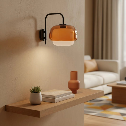 Modern Colorful Double-Layered Wall Sconce