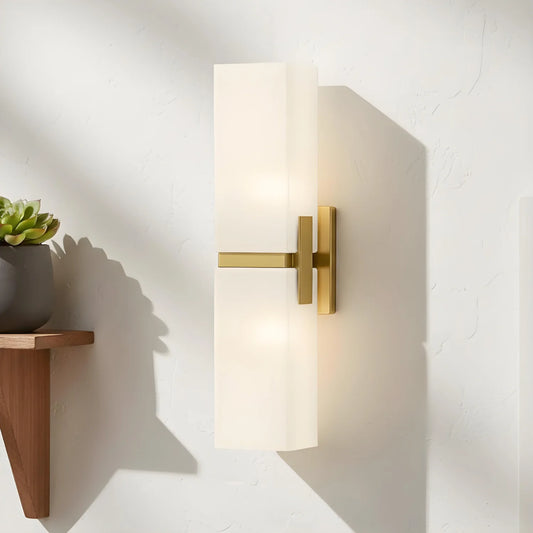Modern Minimalist Frosted Glass Wall Lamp