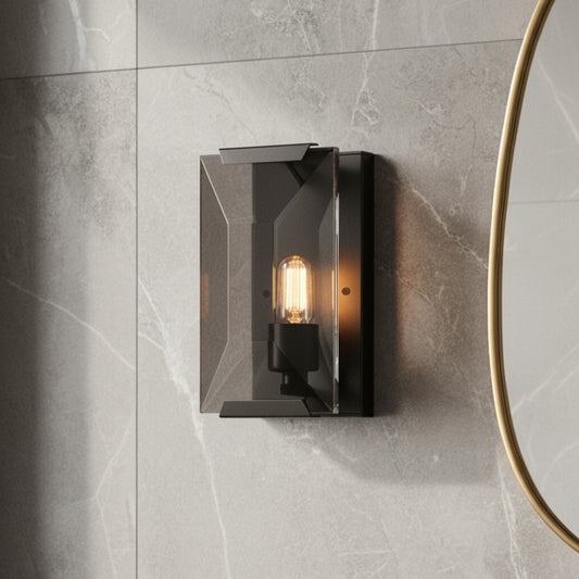 Modern Metal Crystal Linear Wall Sconce